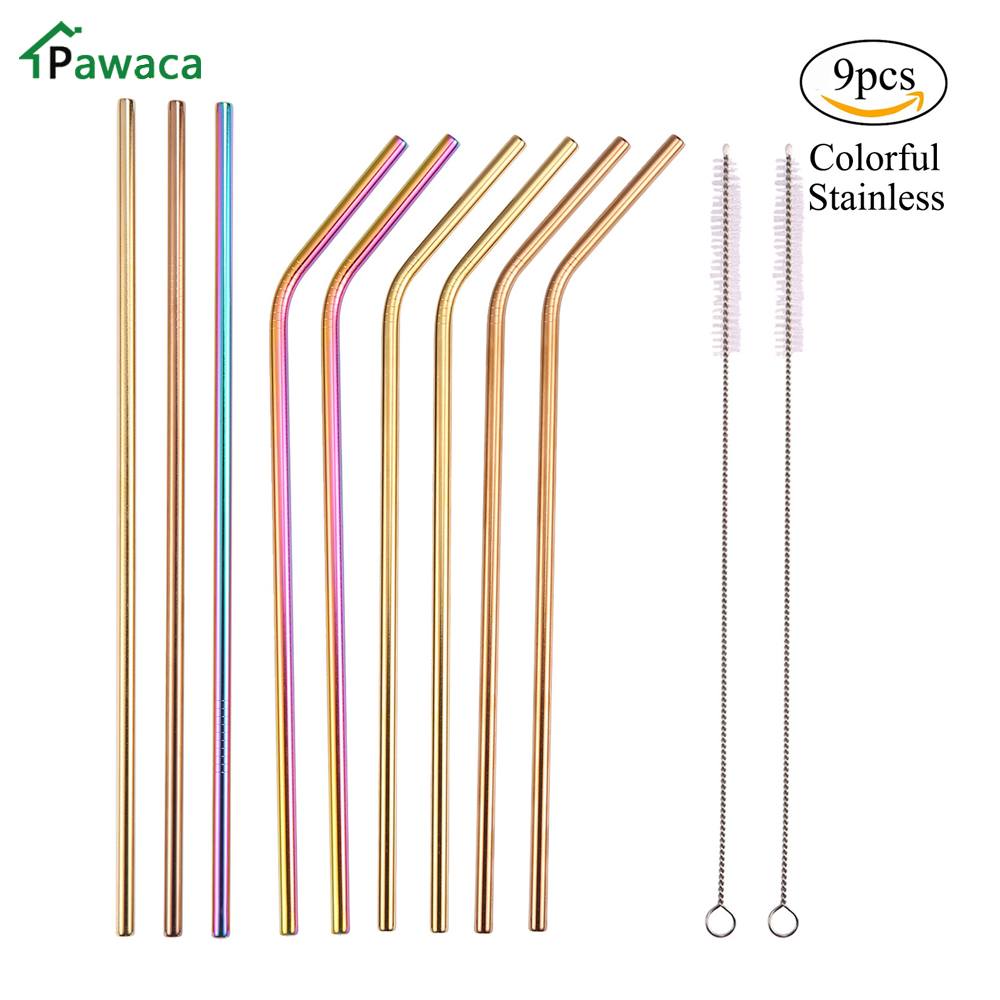 Stalowe słomki do picia